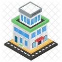 Police Station Architecture City Building Icon