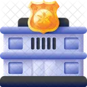 Police Station Building Police Icon