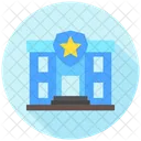 Building Police Station Icon