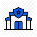 Police Station Law Security Icon