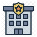 Police Station Security Law Icon