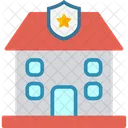 Building Police Station Icon
