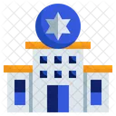 Police Station Building Police Icon