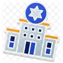 Police Station Building Police Icon