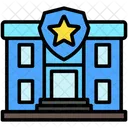 Building Police Station Icon