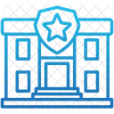 Building Police Station Icon