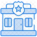 Police Station Building Police Icon
