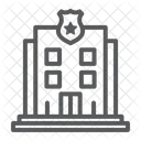 Police Station Building Icon