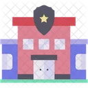 Police Station Law Enforcement Security Icon