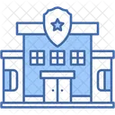 Police Station Law Enforcement Security Icon