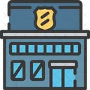 Police Station Building Police Icon