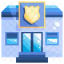 Police Station Police Department Building Icon