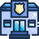 Police Station Police Department Building Icon