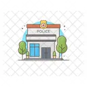 Police Station Architecture City Building Icon