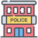 Police Station Building Police Icon