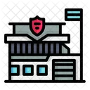 Police Station Police Office Building Icon