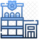 Police Station Government Building Police Department Icon