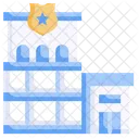 Police Station Government Building Police Department Icon