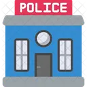 Police Station Building Office Icon