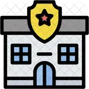 Police Station Building Sheriff 아이콘