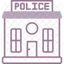 Police Station Building Office 아이콘