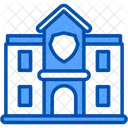 Police Station Building Police 아이콘