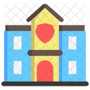 Police Station Building Police 아이콘