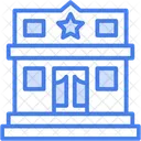 Police Station Sheriff Western Icon