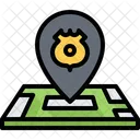 Police Station Map Icon