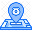 Police Station Map Icon