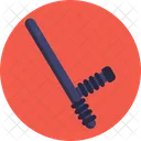 Law And Order Police Stick Cop Stick Icon