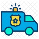 Police Van Siren Police Vehicle Icon