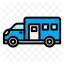 Police Van Transport Vehicle Icon