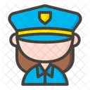 Police Woman Icon