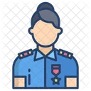 Police Woman Woman Cop Lady Police Icon