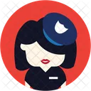 Police Officer Woman Icon