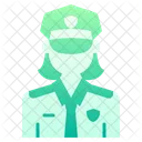 Police Woman Police Policeman Icon