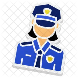 Police woman  Icon