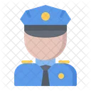 Policeman Cap Uniform Icon