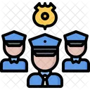 Policeman Group Team Icon