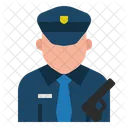 Policeman Job Avatar Icon