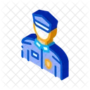 경찰 경찰 양복 아이콘