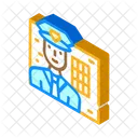 Policeman Worker Male Icon