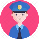 Police Man Security Icon