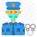 Policeman Avatar Mask Icon