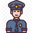 Policeman Man Avatar Icon