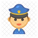 Policeman Avatar Profession Icon
