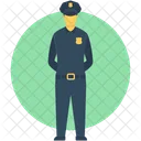 Policeman Constable Officer Icon