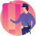 Officer Policeman Authority Icon
