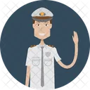 Policeman Character Profession Icon